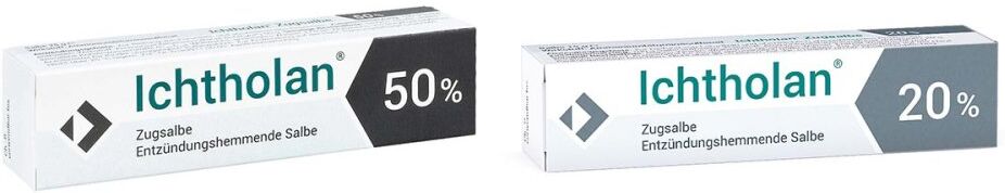 Ichtholan Zugsalbe 50% + Zugsalbe 20%