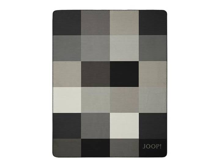 Joop! Wohndecke Mosaic Baumwollmischung schwarz-Natur Größe 150x200 cm