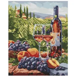 Ideyka Diamantmosaik - Fruchtiger Wein