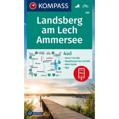 KOMPASS Wanderkarte 189 Landsberg am Lech, Ammersee 1:50.000, Sonstige von , KOMPASS Freytag & Berndt, 978-3-99121-819-7