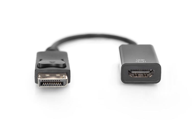Digitus Aktives DisplayPort auf HDMI Konverter schwarz AK-340415-002-S