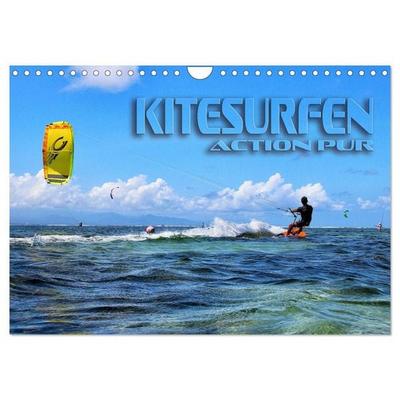 Kitesurfen - Action pur (Wandkalender 2027 DIN A4 quer), CALVENDO Monatskalender