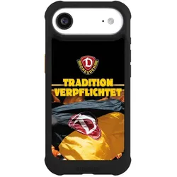 Nivocase Hülle für Apple iPhone Air Stossfeste Handyhülle NIVOmax Case Schwarz Fanartikel SG Dynamo Dresden (Apple iPhone Air), Smartphone Hülle, Schwarz