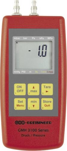 Greisinger GMH3161-002 Druck-Messgerät Luftdruck, Nicht aggressive Gase, Korrosive Gase -5 - +5 mbar