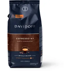 Tchibo - Davidoff Café Espresso 57 - 1 kg Ganze Bohne - Intensität: 10/12