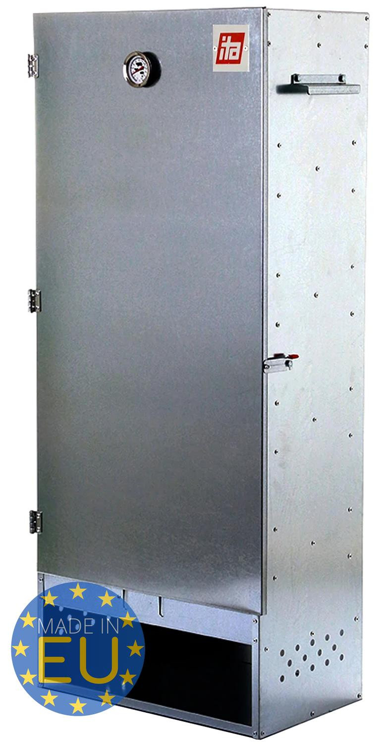 ITA Rookoven 7003 Premium XL rookkast met 3 niveaus, 111 cm, gelegeerd staal