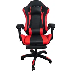 HTI-Living Gamingstuhl Krit Relax, Gaming Stuhl, Schwarz, Rot