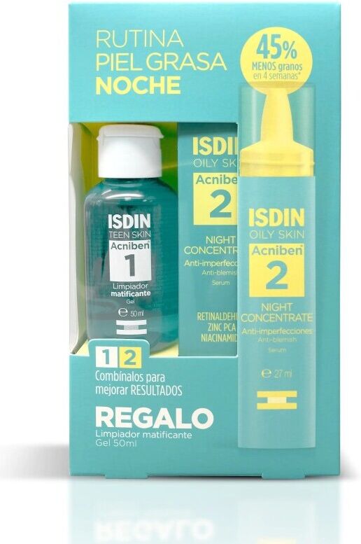 Isdin Acniben Concentrated Night Serum Lot of 2 Pieces