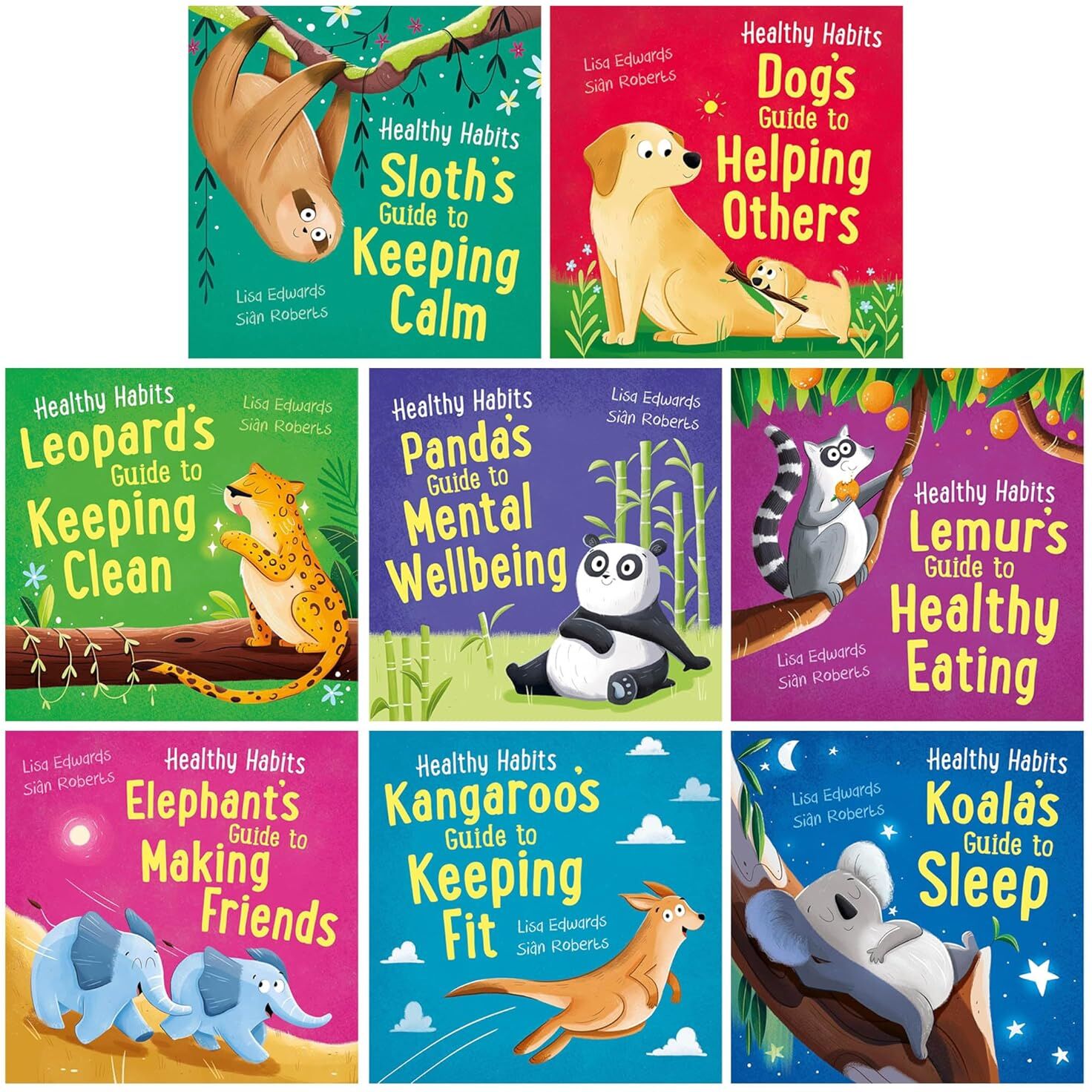 Hachette Healthy Habits 8 Books Collection Set by Lisa Edwards – Educational Wellbeing Collection for Kids