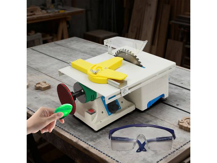 Mini scie de Table 750w, polisseuse pour la fabrication de bijoux avec arbre flexible, meuleuse d'établi multifonctionnelle, ponceuse, Machine à polir, outil pour le travail du bois