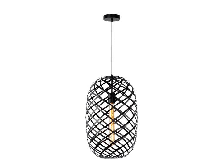 Lucide Hängeleuchte Wolfram, Schwarz, Metall, oval, 180 cm, RoHS, Reach, höhenverstellbar, Lampen & Leuchten, Innenbeleuchtung, Hängeleuchten, Pendelleuchten