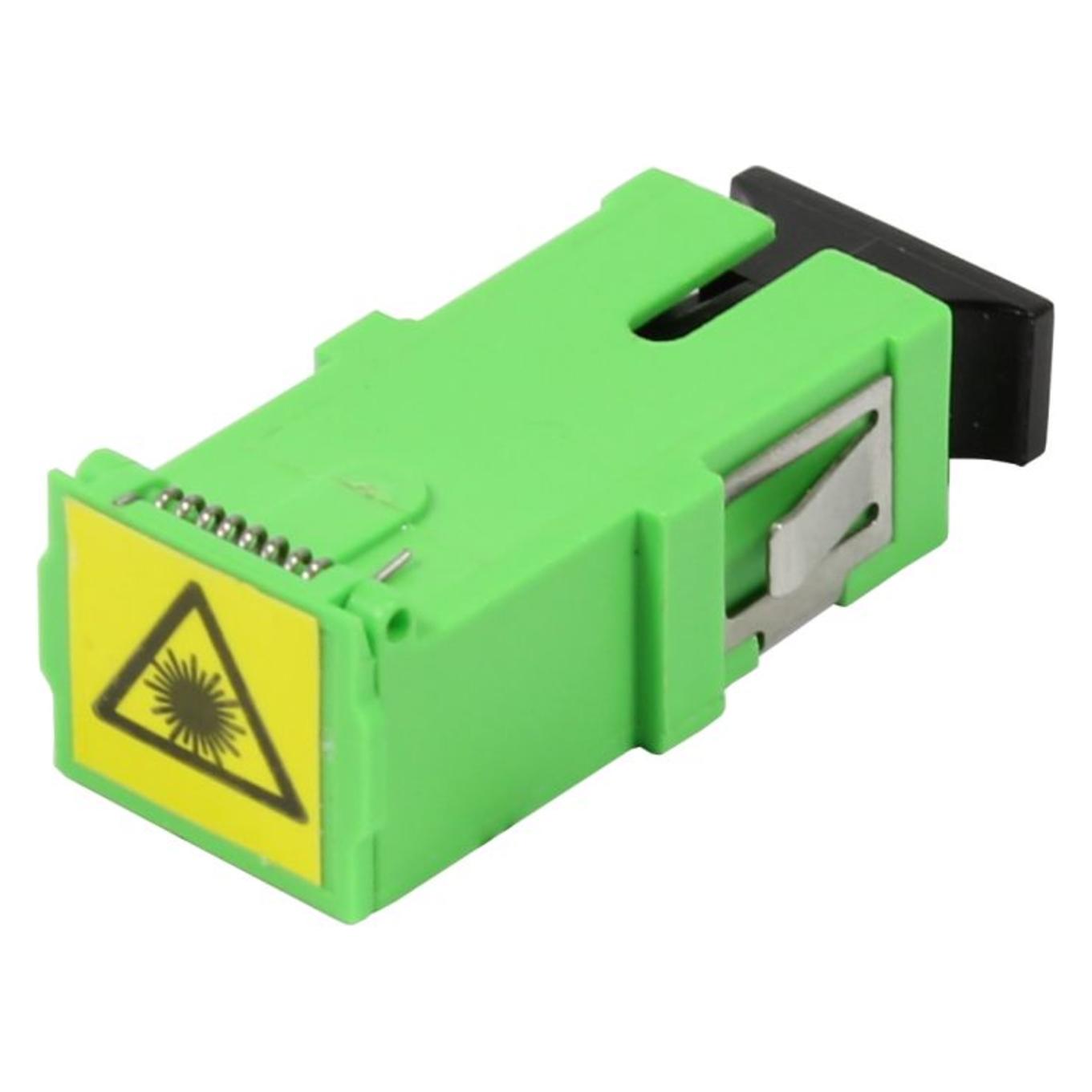 Synergy 21 LWL-Kupplung,SC(APC)-Buchse/SC(APC)-Buchse(Laserschutzverschluss), 9/125u Singlemode, simplex, PVC (Netzwerk Kupplung) (S215677)