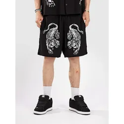 Ninth Hall Parade Tiger Shorts black / white Gr. XL