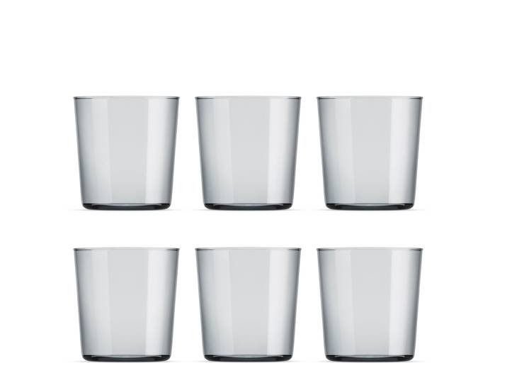Gläser-Set MÄSER Calma , grau, 6 Stk., Trinkgefäße, Gläser-Set