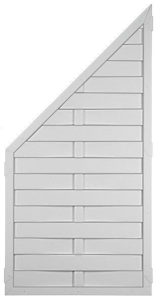 TETZNERJENT LIGHTLINE KS-Lamellenzaunecke 90 x 180/90 cm 08428741