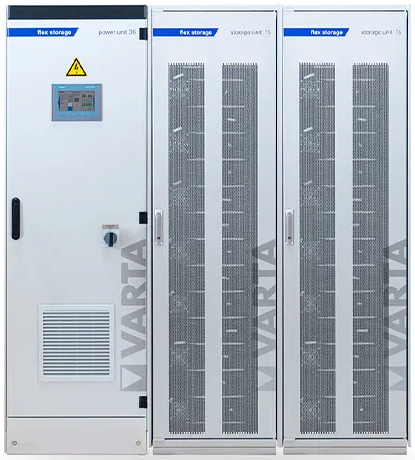 Varta Flex Storage E 36/150, Gewerbespeicher 135 kWh nutzbar, 36kW WR