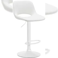 Proregal CHEFGASTRO Barhocker ACAPULCO Kunstleder Weiß HxBxT 86x42x46cm Kunstleder Weiß Barstuhl