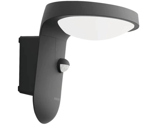 Philips Wandlamp Tyla, Anthraciet, LED Buitenverlichting voor Tuin en Terras