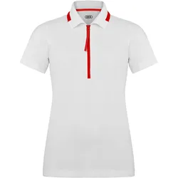 Audi Sport Poloshirt Damen weiß Größe S - S