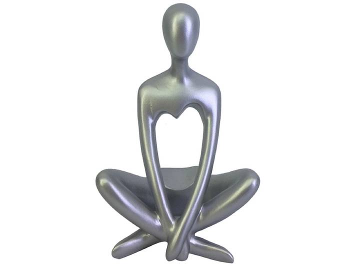 Abstrakte Statue HANSON Silver