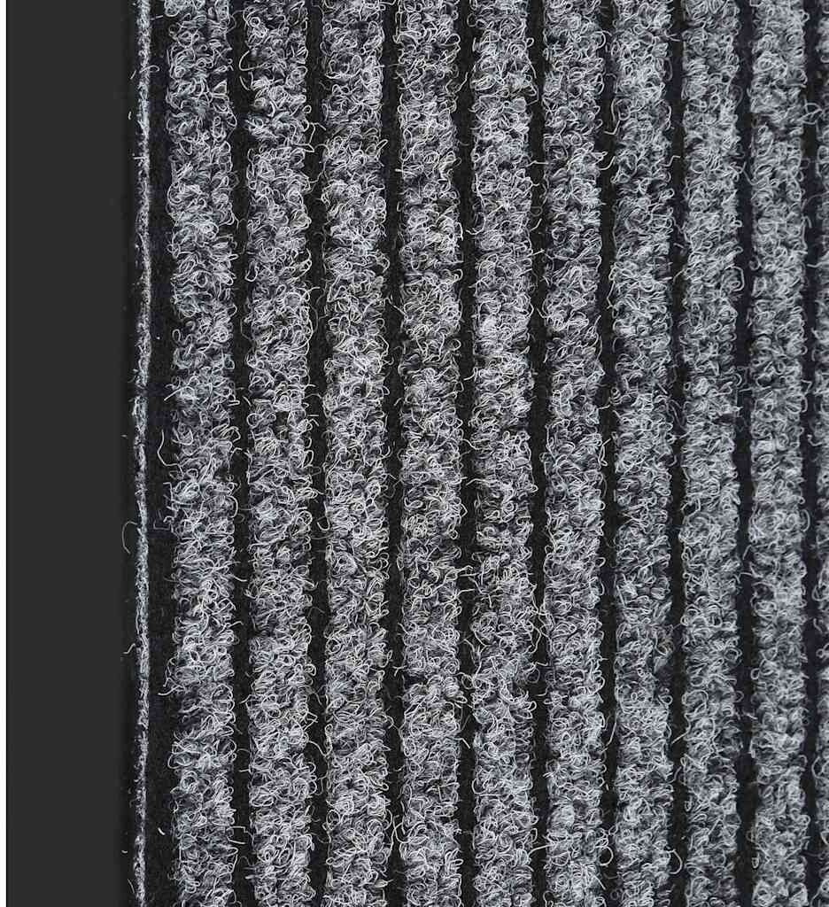 vidaXL Paillasson rayé Gris 40x60 cm