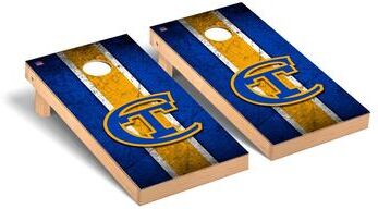 Skip's Garage New York City Technology Yellow Jackets Vintage Cornhole Board Set