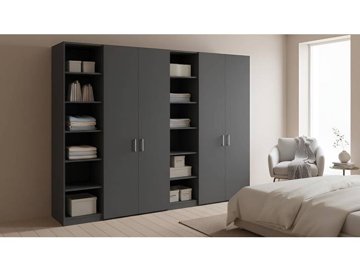 Flurmöbel Premium Dekore Schwarz