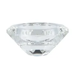 Teelichthalter   ¦ transparent/klar ¦ Glas ¦ Maße (cm): H: 3  Ø: 6.5
