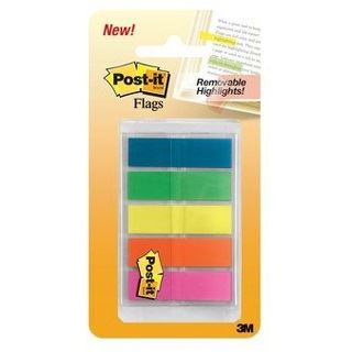 Post-it Mini Haftmarker farbsortiert 5x 20 Streifen