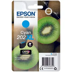 Epson Original 202XL Kiwi Druckerpatrone cyan 650 Seiten 8,5ml (C13T02H24010)
