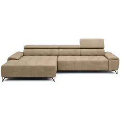 Ecksofa Palladio Stoff Beige