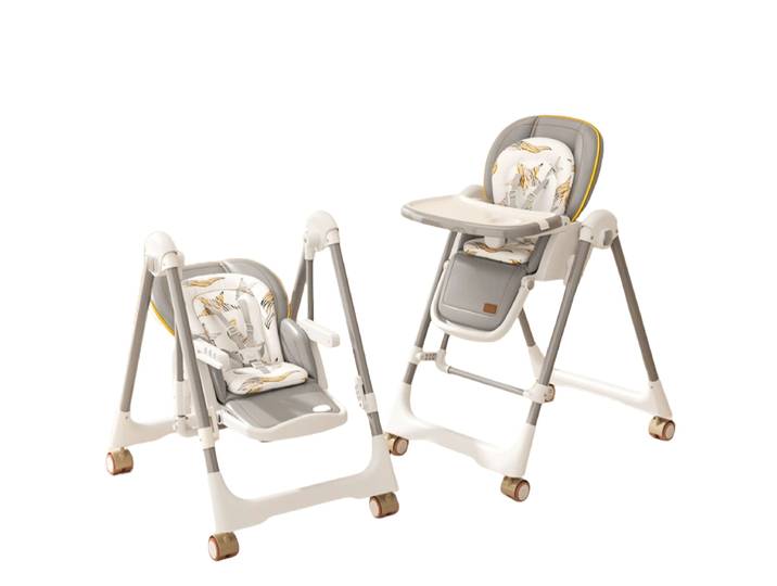 Chaise de salle à manger portable 2 en 1 pour enfants, chaise à bascule confortable pour enfants, chaise de salle à manger multifonctionnelle pour bébé, réglable, recommandé