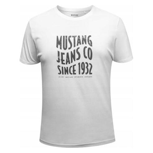 Mustang T-Shirt Lounge Shirt Herren Weiss (XXL) (58789384)