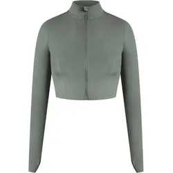 SMILODOX Crop Jacke Nilai, Größe M in Braun Braun
