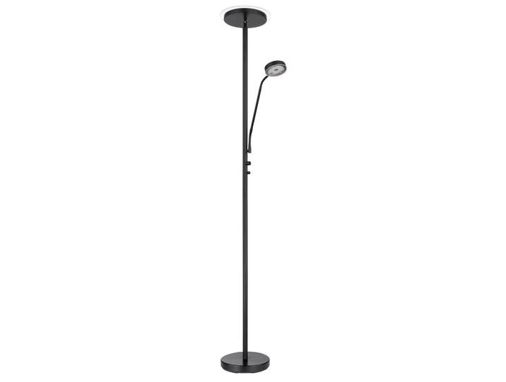 Globo Led-Deckenfluter, Schwarz, Metall, Glas, 180 mm,72 mm, 26x180x26 cm, CE, Fussschalter, Lampen & Leuchten, Innenbeleuchtung, Stehlampen, LED-Deckenfluter