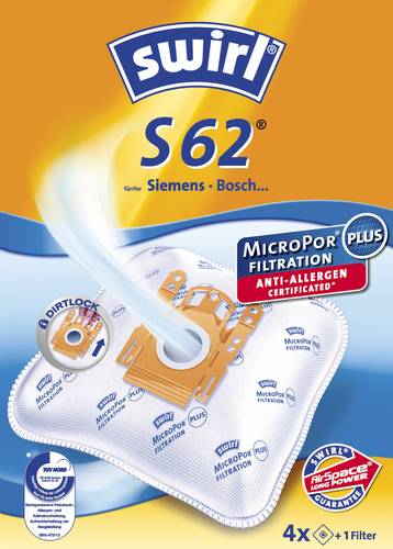 Swirl S62 AirSpace Staubsaugerbeutel 4St.