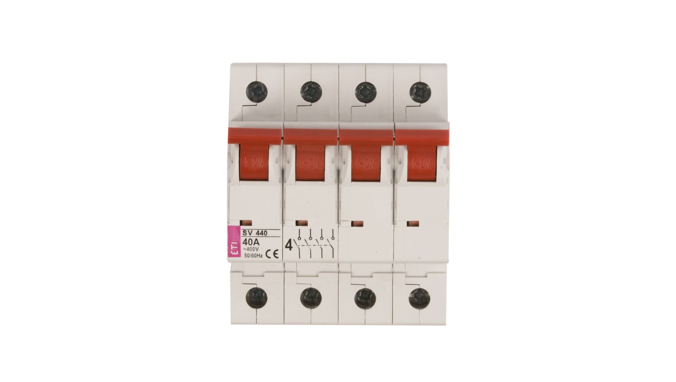 ETI Polam Modulaire stroomonderbreker 40A, 4-polig, 400V