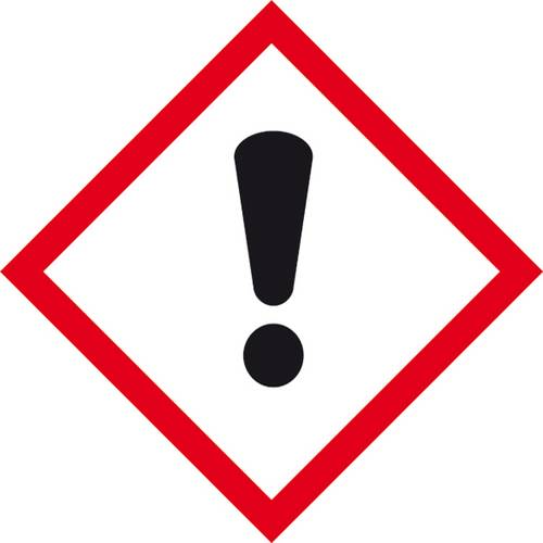 SafetyMarking 21.B1027 GHS-Gefahrenpiktogramm 07 Ausrufezeichen, Hygiene und Abstand Folie selbstklebend (B x H) 50mm x 50mm