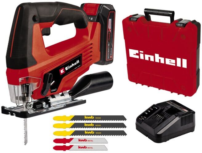Einhell Scie sauteuse sans fil TC-JS 18 Li (1x2,5 Ah) (4321228)