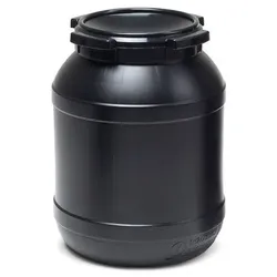 Weithalsfass WH 15, mit UV-Schutz, 15 l, schwarz, mit UN-Zulassung