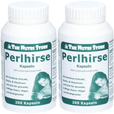 Perlhirse Kapseln veget. 2x 2x200 St
