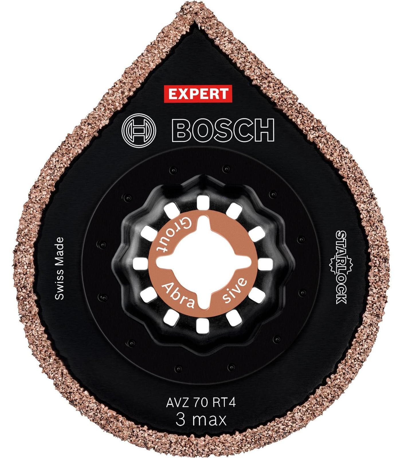 Bosch Zubehör EXPERT 3 max AVZ 70 RT4 Platte voor het verwijderen van voegen, 70 mm, 10-delig