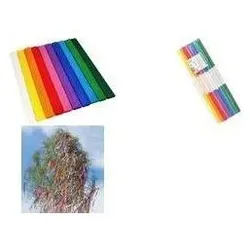 Papstar, Bastelpapier, 10 Krepp-Papier 2,5 m x 50 cm farbig sortiert wasserfest (10x)