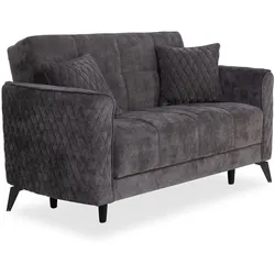 Sofa 2-Sitzer LIBORIUS (BHT 159x92x89 cm) - Bezug: Stoff - BHT 159x92x89 cm