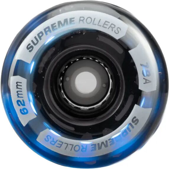 Rollschuh Rollen Supreme Light Up 4 Stk. (Schwarz)