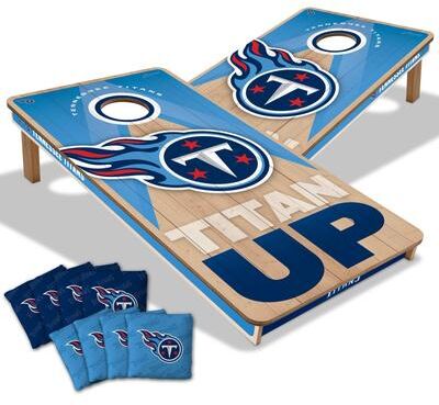 Skip's Garage Tennessee Titans NFL 2x4 Professional Cornhole Board Set