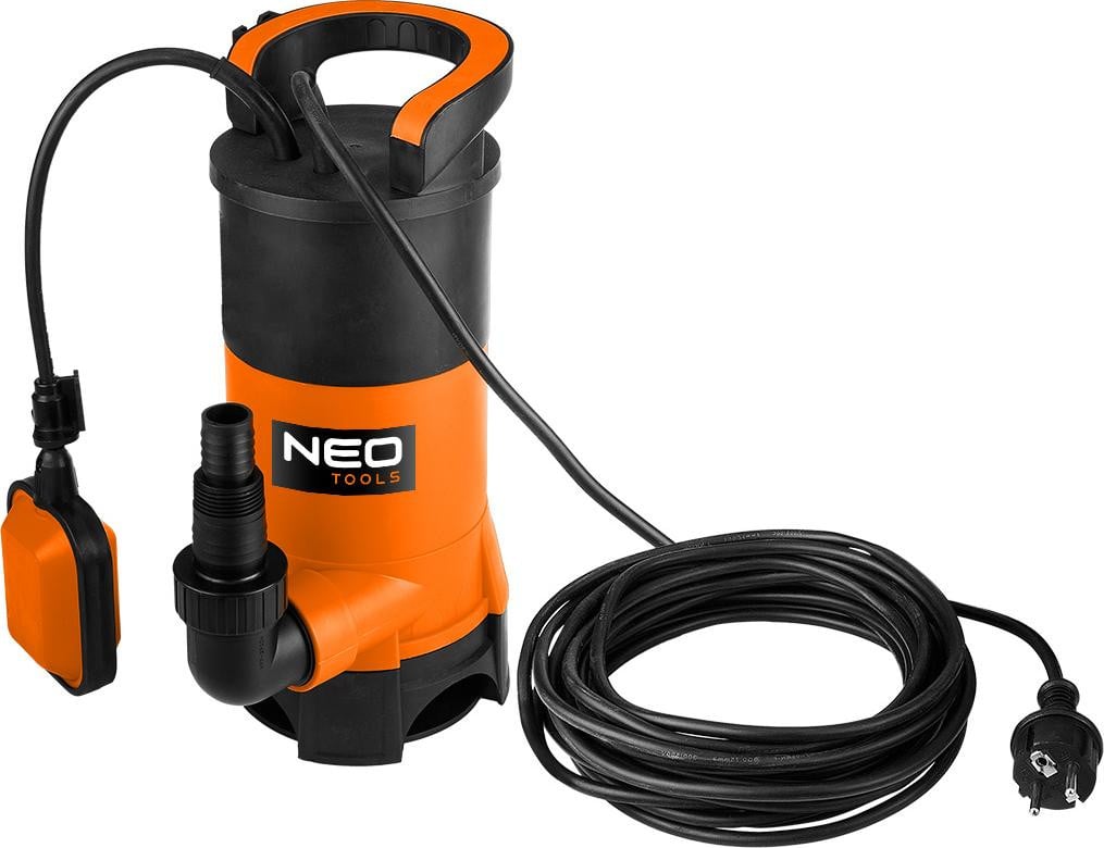 Neo Tools Dompelpomp voor vuil en helder water, 900 W, 16.000 l/u