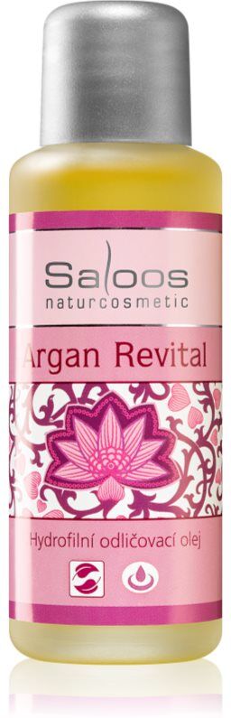 Saloos Make-up Removal Oil Argan Revital oil cleanser and makeup remover 50 ml