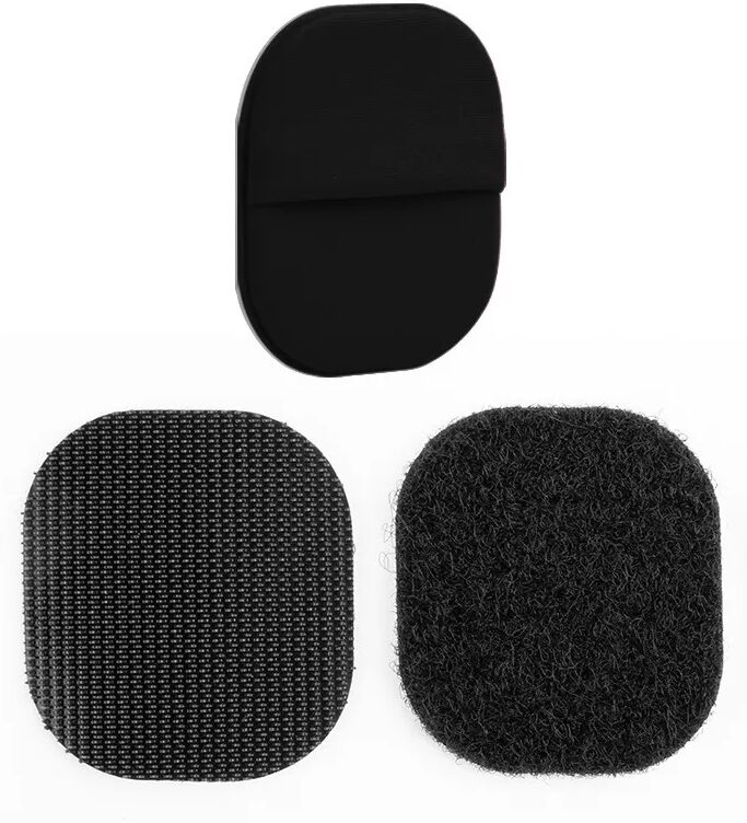 INF Support AirTag avec adhésif et Velcro Le noir