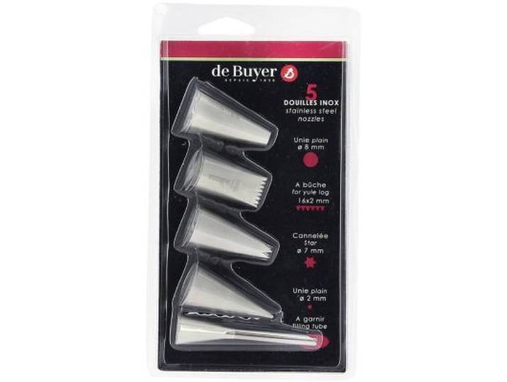 De Buyer - Douille À Pâtisserie 5 Assorties 2114.05